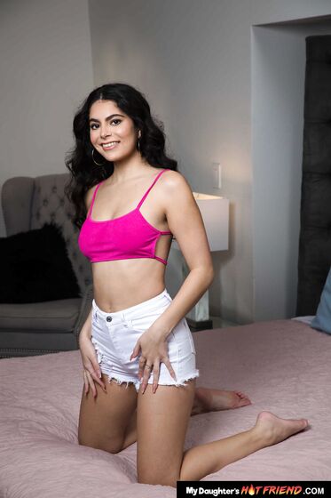 Raven-haired Latina Angel Gostosa Seduced Her BFF's Father photos (Will Pounder)