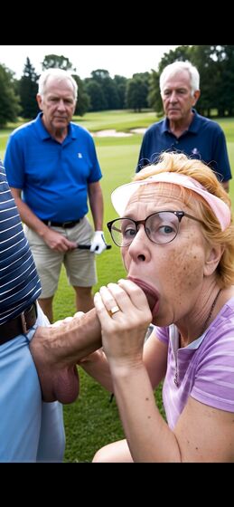 Golf Course Slut Cathy Filmed Sucking Off Cock on Fairway j