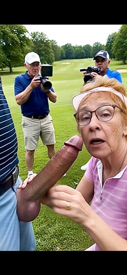 Golf Course Slut Cathy Filmed Sucking Off Cock on Fairway j
