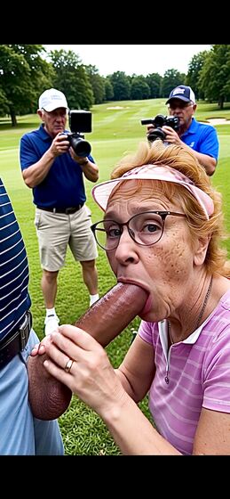 Golf Course Slut Cathy Filmed Sucking Off Cock on Fairway j