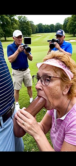 Golf Course Slut Cathy Filmed Sucking Off Cock on Fairway j