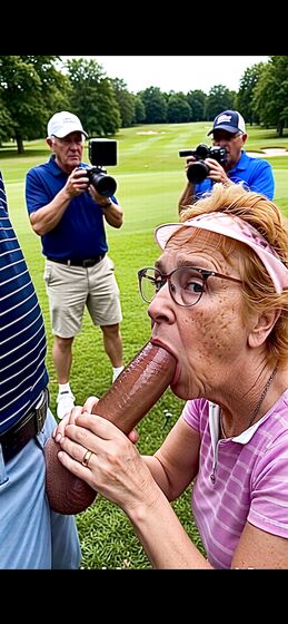 Golf Course Slut Cathy Filmed Sucking Off Cock on Fairway j
