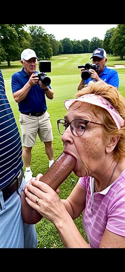 Golf Course Slut Cathy Filmed Sucking Off Cock on Fairway j