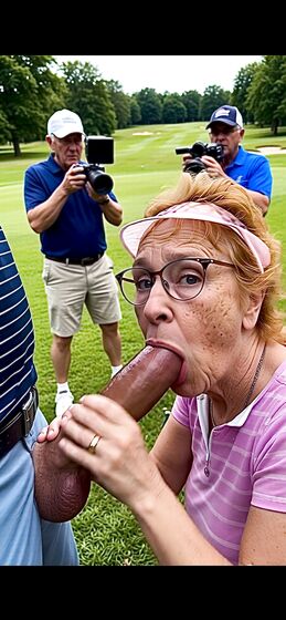 Golf Course Slut Cathy Filmed Sucking Off Cock on Fairway j
