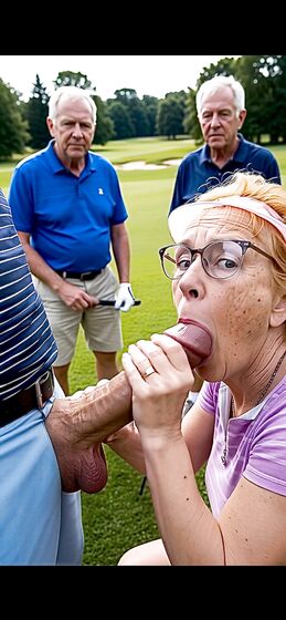 Golf Course Slut Cathy Filmed Sucking Off Cock on Fairway h