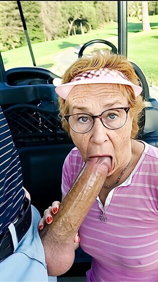 Golf Course Slut Cathy Filmed Sucking Off Cock in a Rough f