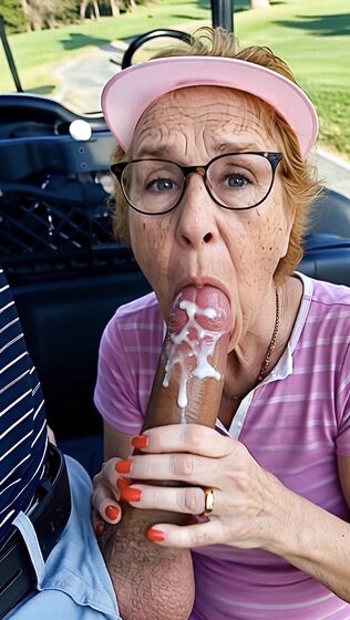 Golf Course Slut Cathy Filmed Blowjob Gets Cum In Her Mouth