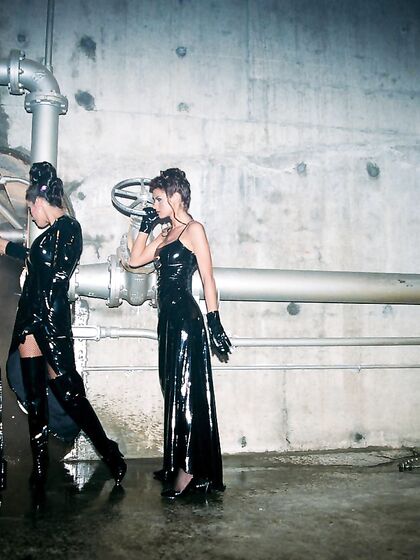 Big Boobed Latex Women Shay Sights, Wanda Curtis And Heather Tristany In Lezdom Action