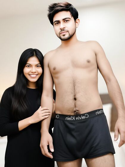 Nil Rheo and his wife