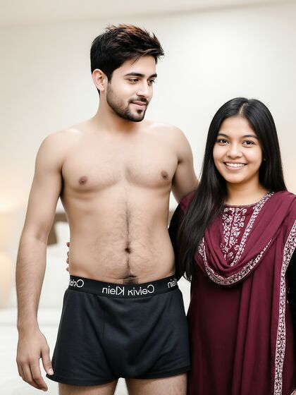 Nil Rheo and his wife