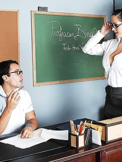 Lusty Carmella Bing Shaking Big Boobs And Getting Heavily Drilled In The Class