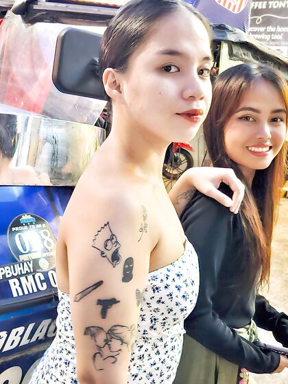 Marygold Cantutan And Snow Basa On Trike Patrol - Set 1