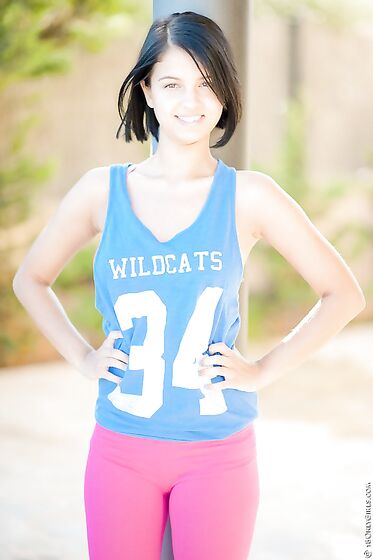 Sporty Cutie Inez YLP Sports A Massive Pair Of Bazongas And She Is Showing Them To Us Here