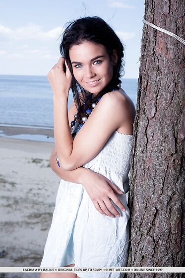 Lachia A Loves Summer And That Is Why She Is Posing Outdoor In This Gallery.