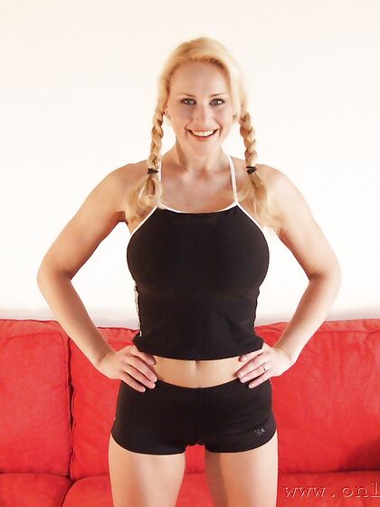 Sporty Doll Katarina In Braids Gets Nekkid And Lets Us Admire Her Big Tits photos (Katarina Nikita)