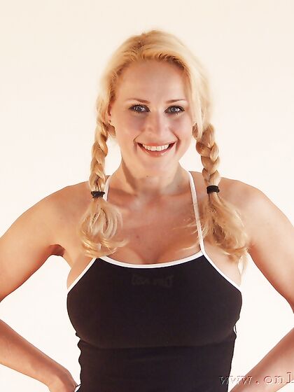 Sporty Doll Katarina In Braids Gets Nekkid And Lets Us Admire Her Big Tits photos (Katarina Nikita)