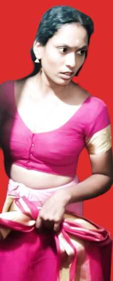 Village bhabhi saree change