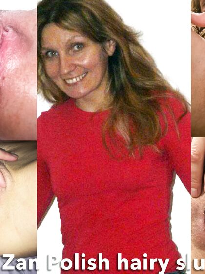 Zan  Polish slim and hairy slut