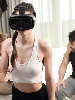 Pigtailed Spinner Candie Luciani Gets DPed On The Couch