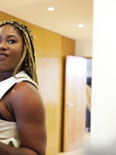 Black Silicone Whore Xeinna Rose Gets Banged By 2 Cocky Studs