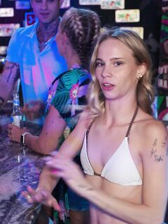 Flat-chested Spinner Erica Candfield Gets Deeply Fucked And Facialized