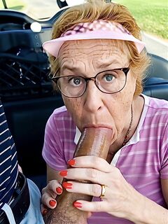 Golf Course Slut Cathy Golf Blowjob Sex Filmed Sucking Cock