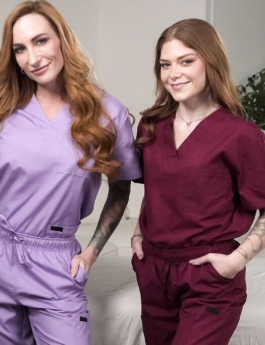 Redhead Lesbians Sophia Locke And Katerina Deville Bring Each Other To A Powerful Orgasm