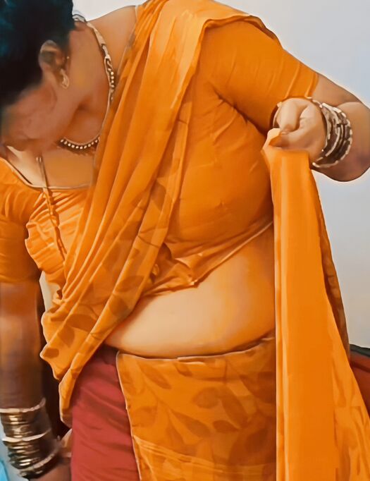 Spy saree xxx