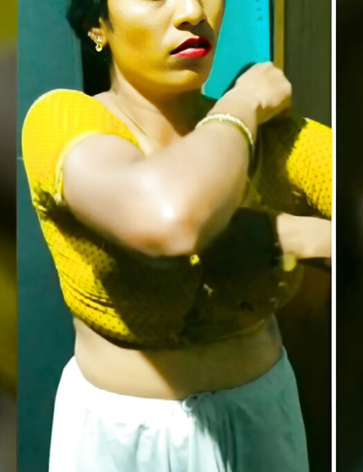 With out saree bhabhi boob