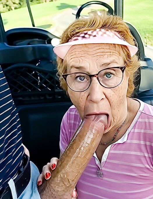 Golf Course Slut Cathy Filmed Sucking Off Cock in a Rough f