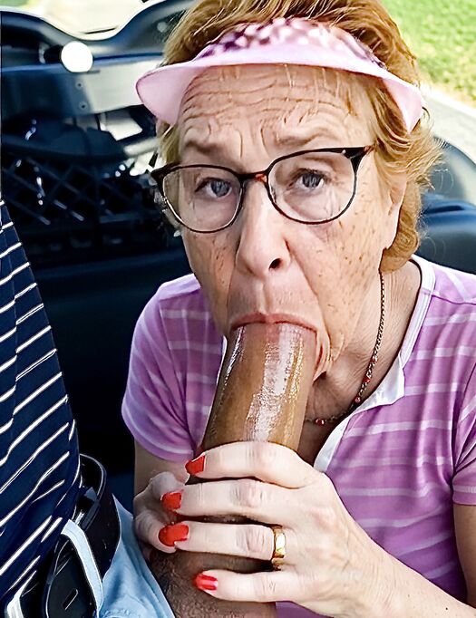 Golf Course Slut Cathy Filmed Sucking Off Cock in a Rough e