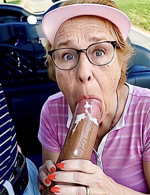 Golf Course Slut Cathy Filmed Blowjob Gets Cum in Her Mouth