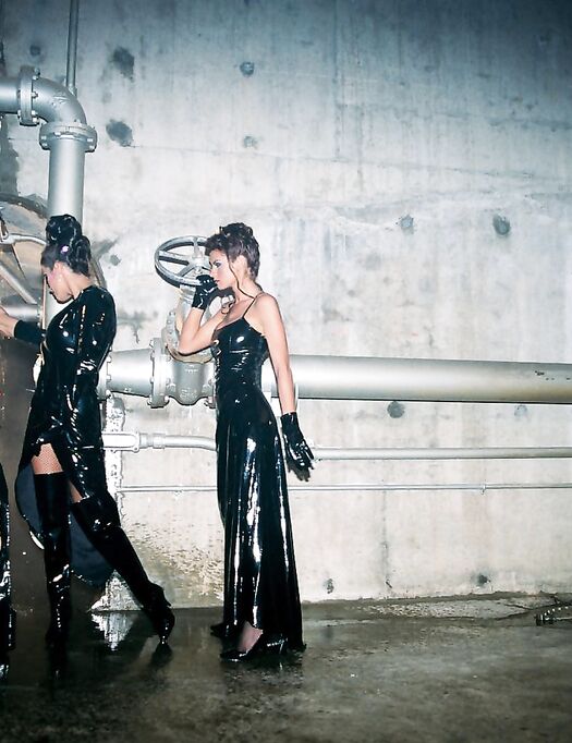 Big Boobed Latex Women Shay Sights, Wanda Curtis And Heather Tristany In Lezdom Action