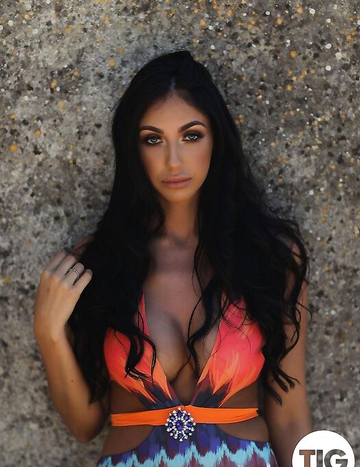 Anya Leigh Shooting In Her Sexy Swimsuit