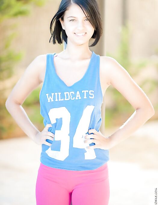 Sporty Cutie Inez YLP Sports A Massive Pair Of Bazongas And She Is Showing Them To Us Here