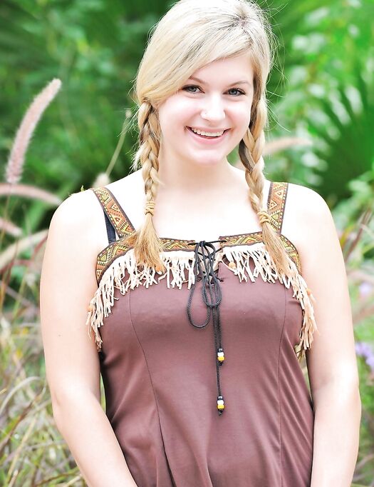 Juicy Breasted Blonde Danielle FTV In Braids Strips Naked In The Open Air photos (Danielle Delaunay)