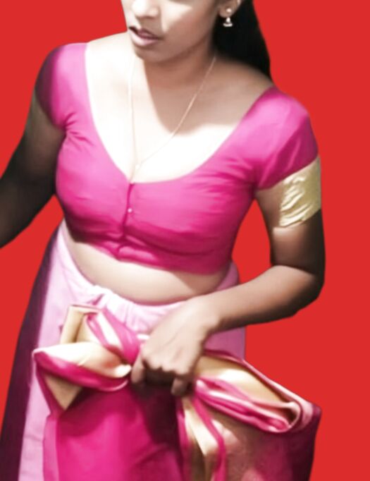 Village bhabhi saree change